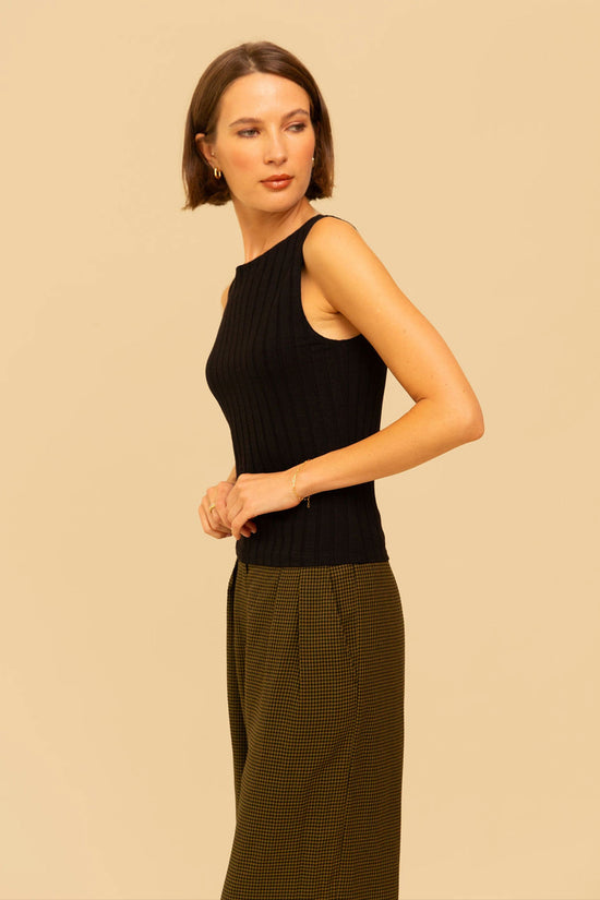 Dillon Tank in Black - Whimsy & Row