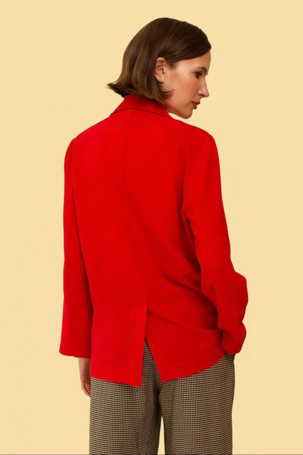 Parker Blazer in Red - Whimsy & Row