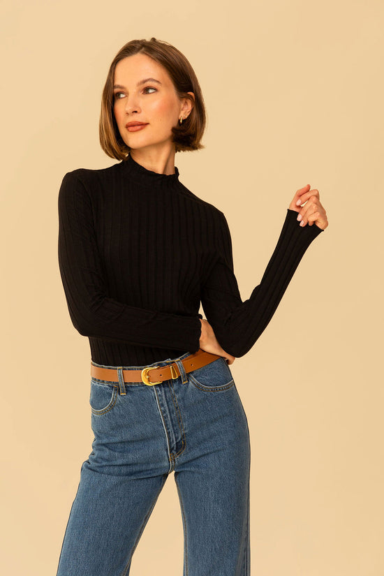 Gigi Top in Black - Whimsy & Row
