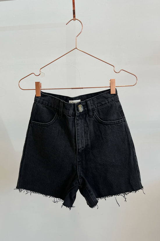 Sample Sale Natasha Short in Vintage Black Wash - Whimsy & Row