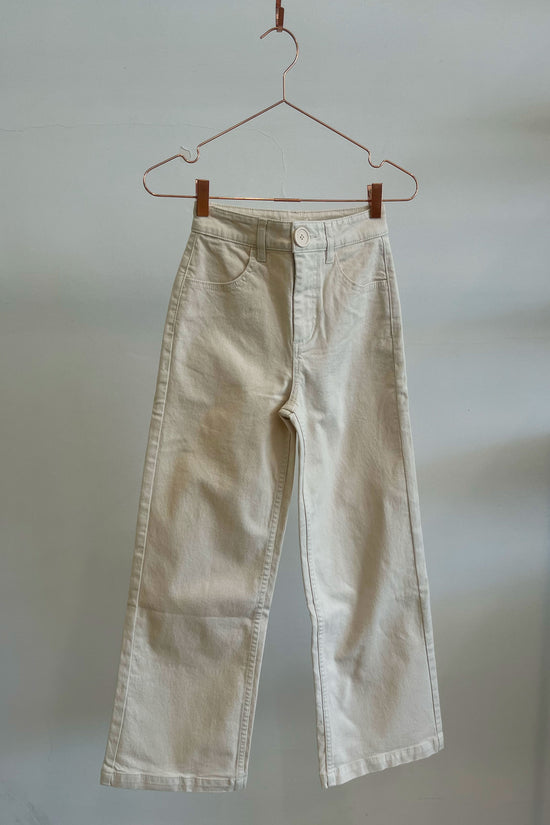Sample Sale Flora Pant in Natural Wide Leg - Whimsy & Row