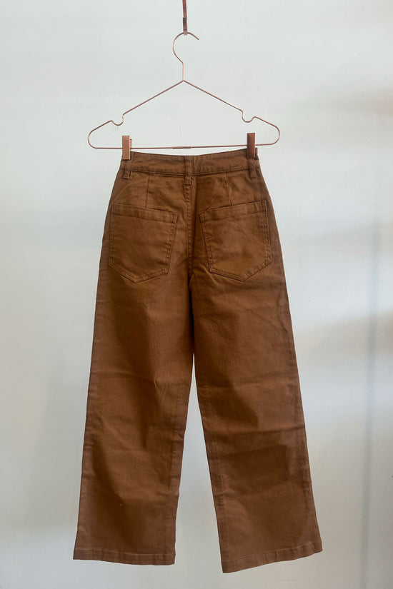 Sample Sale Flora pant in Mushroom Wide Leg - Whimsy & Row