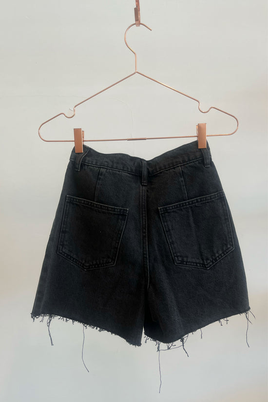Sample Sale Natasha Short in Vintage Black Wash - Whimsy & Row