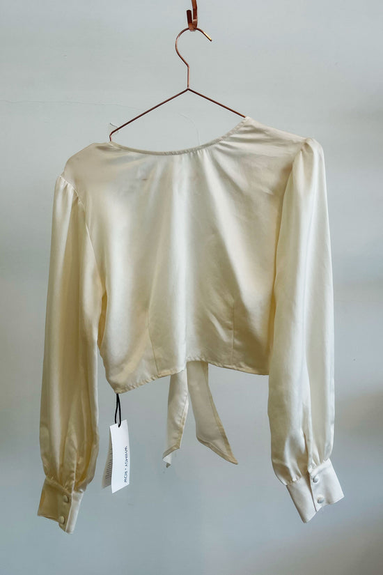 Sample Sale Lauren Top in Silky Cream - Whimsy & Row