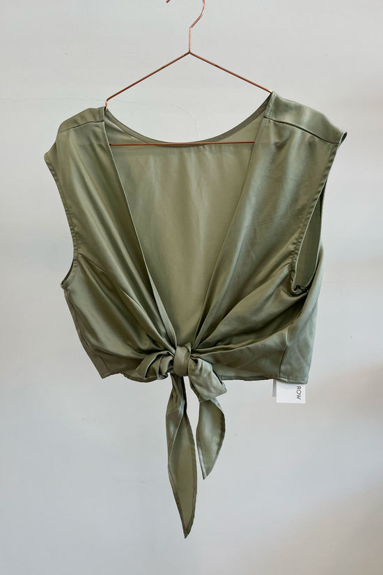 Sample Sale Valentina Top in Silky Sage - Whimsy & Row