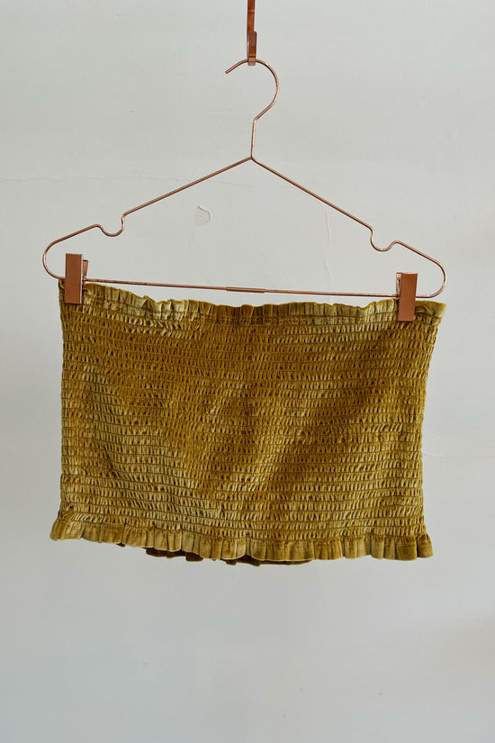 Sample Sale Matilda Top in Gold Velvet - Whimsy & Row