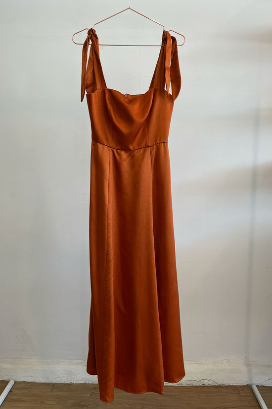 Sample Sale Danielle Dress in Rust - Whimsy & Row