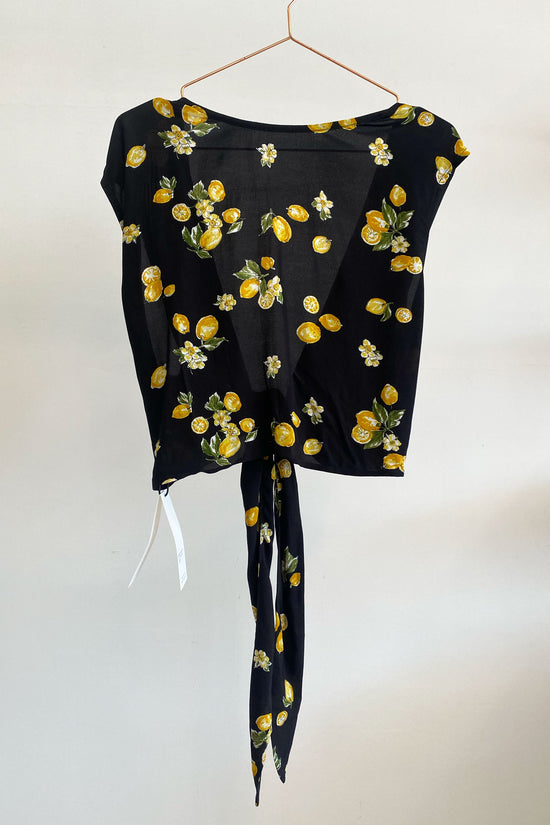 Sample Sale Valentina Top in Lemons - Whimsy & Row