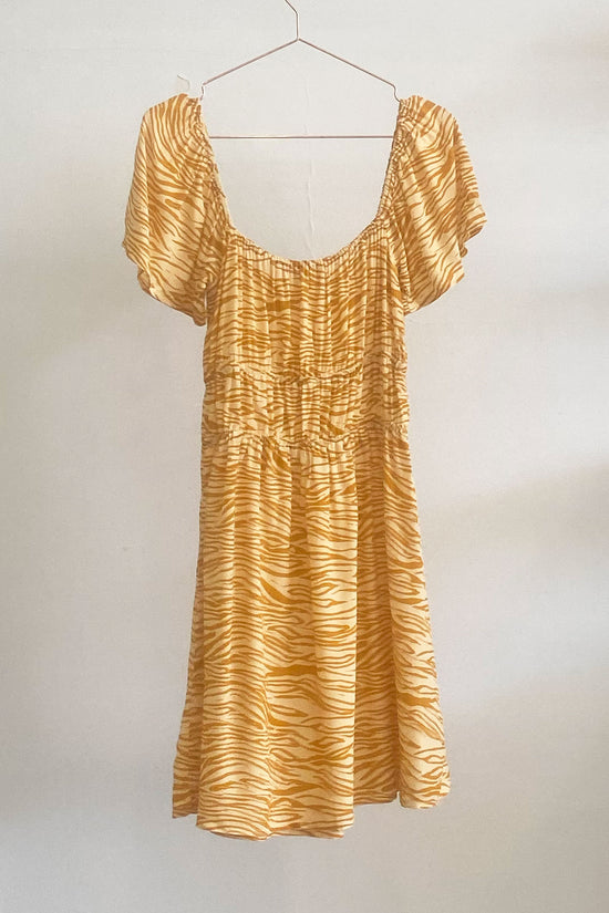 Sample Dress Dress in Orange Zebra - Whimsy & Row
