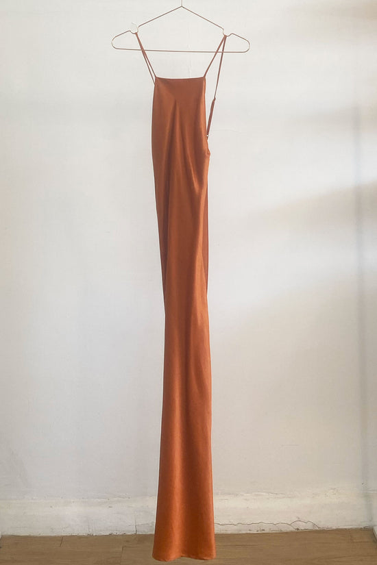 Sample Sale Fiona Dress in Silky Rust - Whimsy & Row