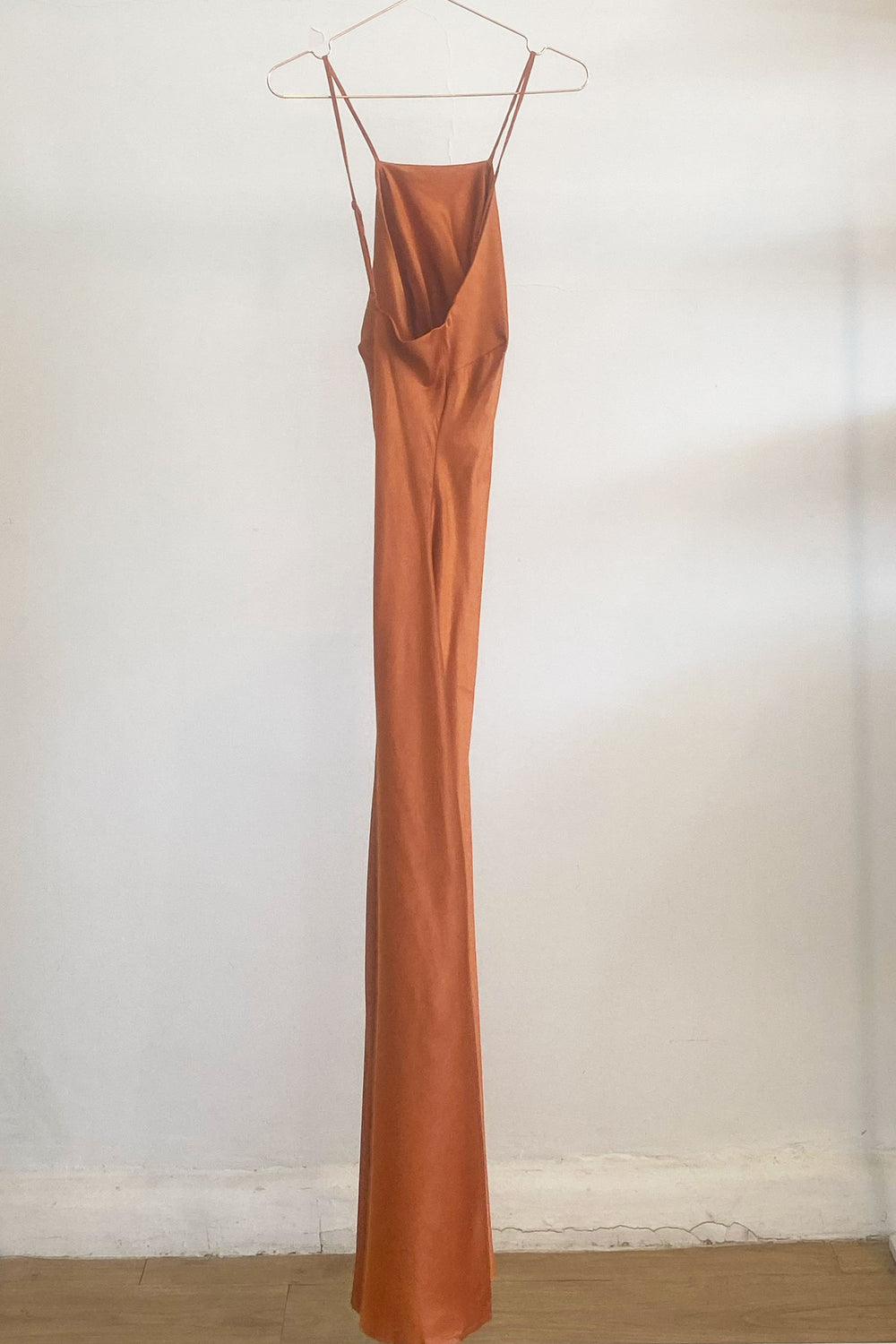 Sample Sale Fiona Dress in Silky Rust - Whimsy & Row