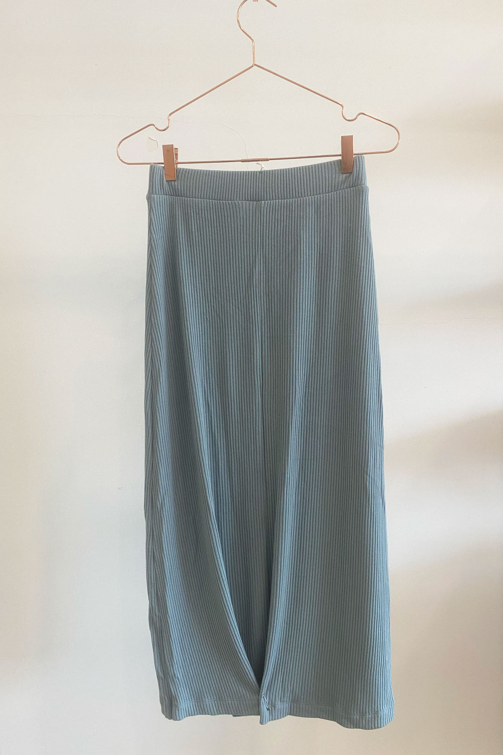 Sample Sale Skirt in Blue Rib - Whimsy & Row