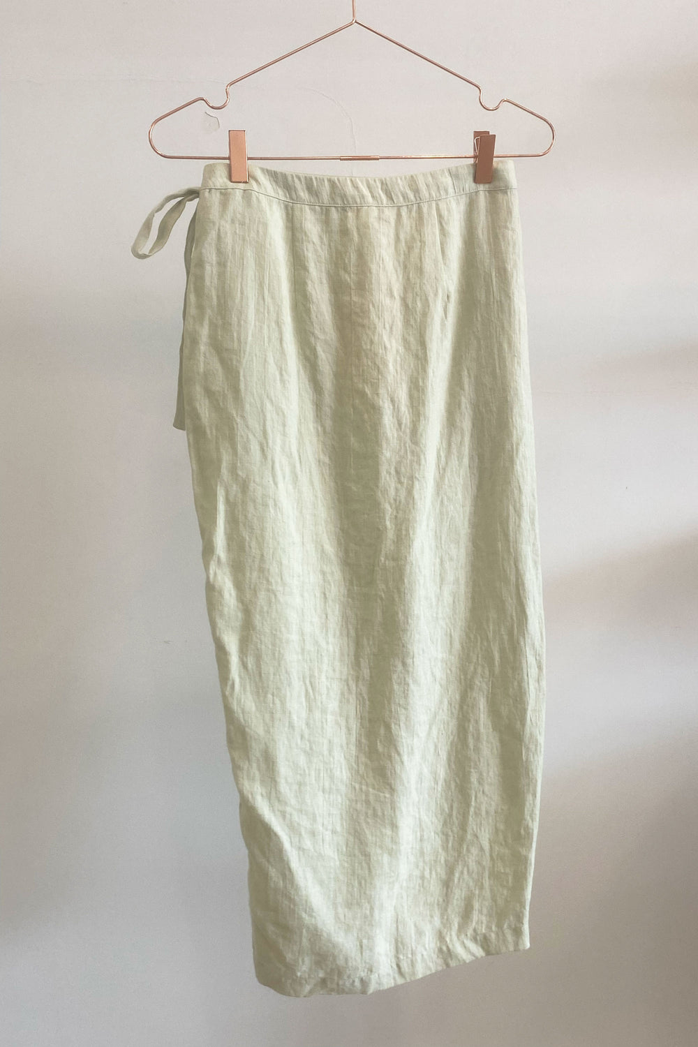 Sample Sale Valentina Skirt in Sage Linen - Whimsy & Row