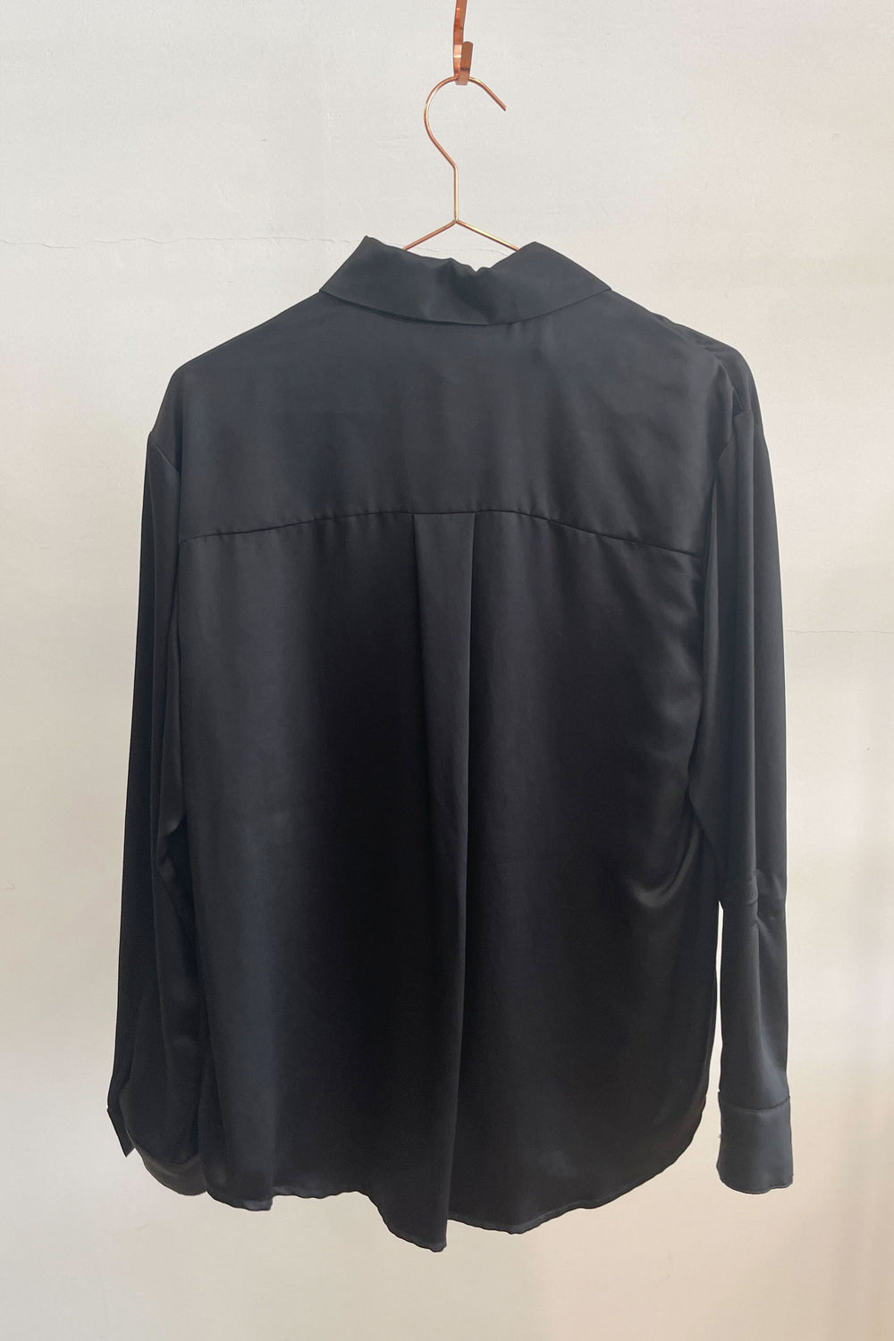 Sample Sale Denise Top in Black Silky - Whimsy & Row