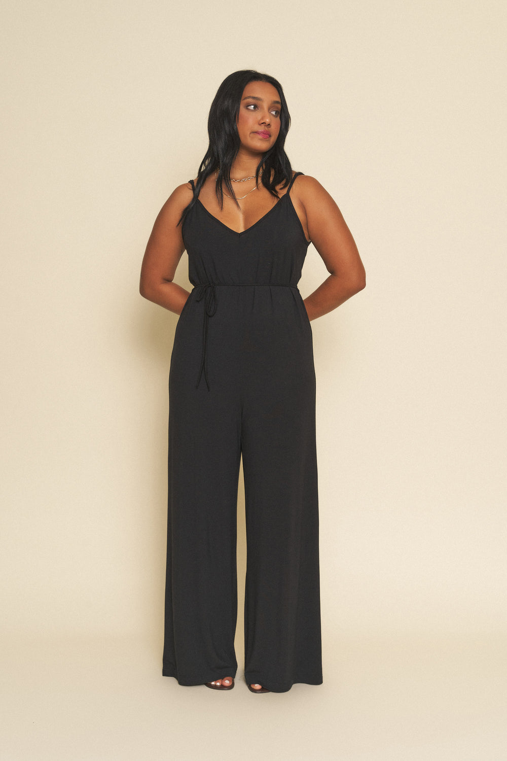 Sample Sale Elijah Jumpsuit in Black - Whimsy & Row