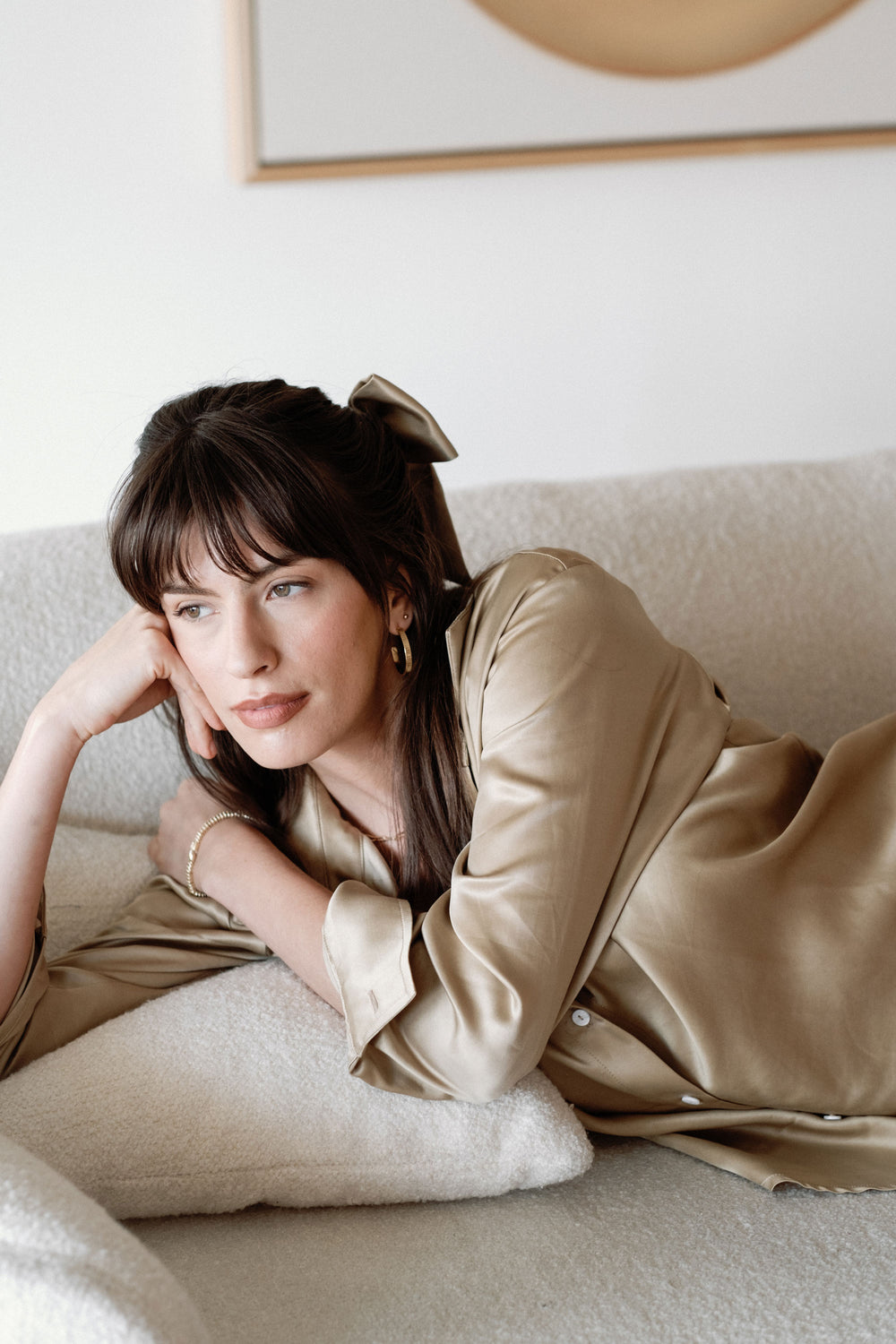 Denise Top in Silky Gold - Whimsy & Row
