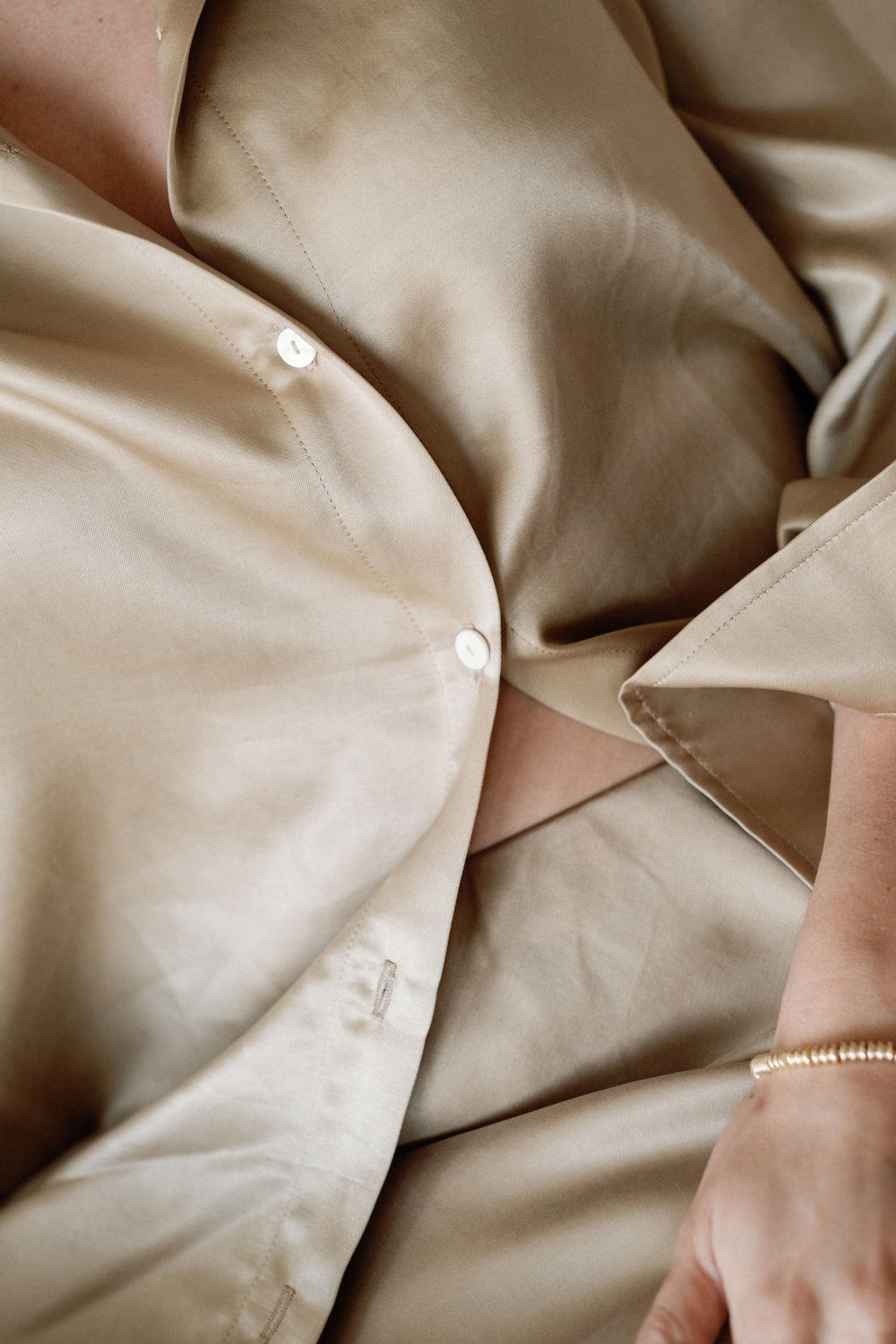 Denise Top in Silky Gold - Whimsy & Row
