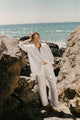 Peri Shirt in White Poplin