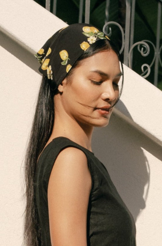 Bandana in Lemons - Whimsy & Row