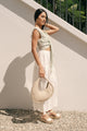 Millie Skirt/Dress in White Linen