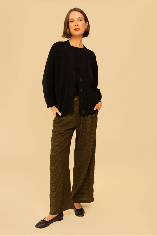 Chloe Cardigan in Black - Whimsy & Row