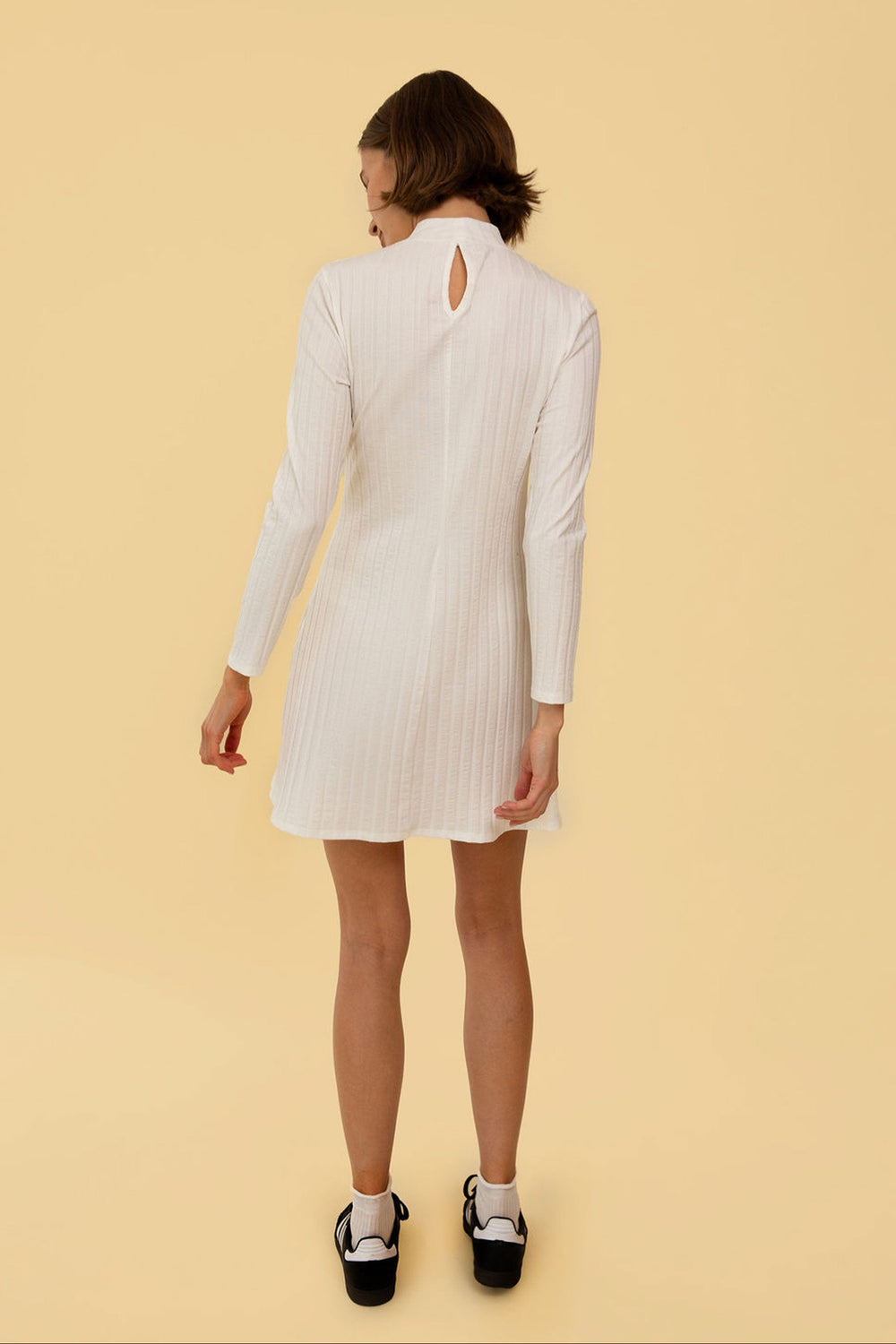 Joanie Dress in Cream - Whimsy & Row