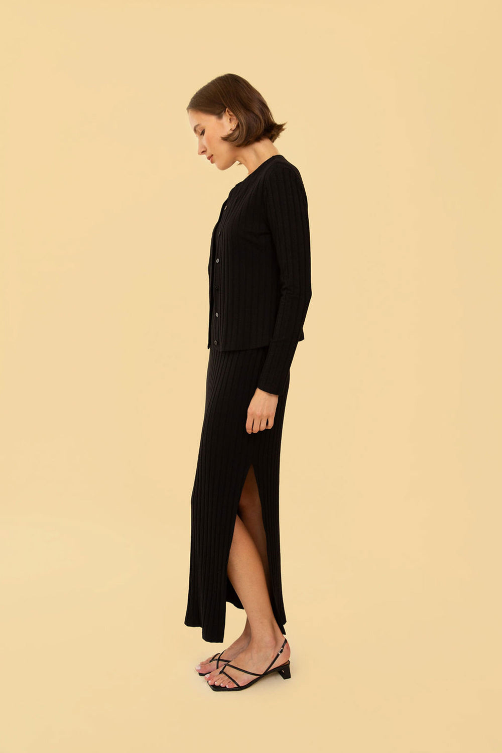Coco Cardigan in Black - Whimsy & Row
