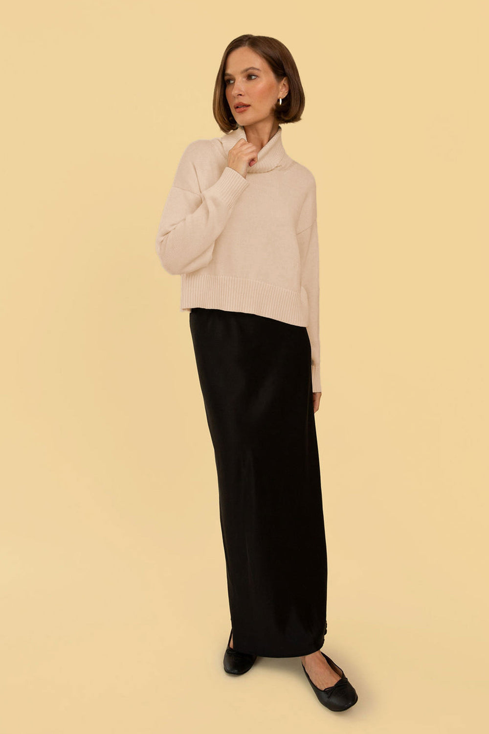 Marni Skirt in Black - Whimsy & Row