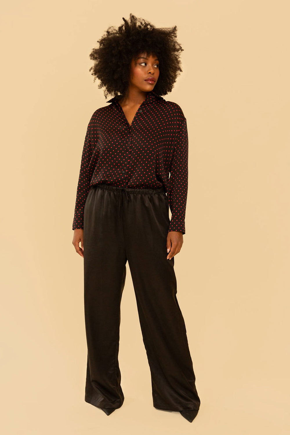 Denise Top in Red Polka Dot - Whimsy & Row
