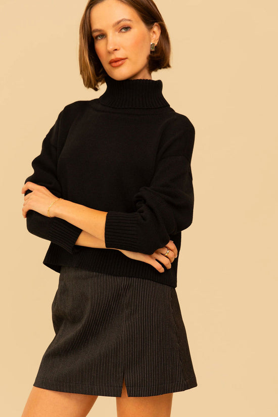 Penelope Pullover in Black - Whimsy & Row