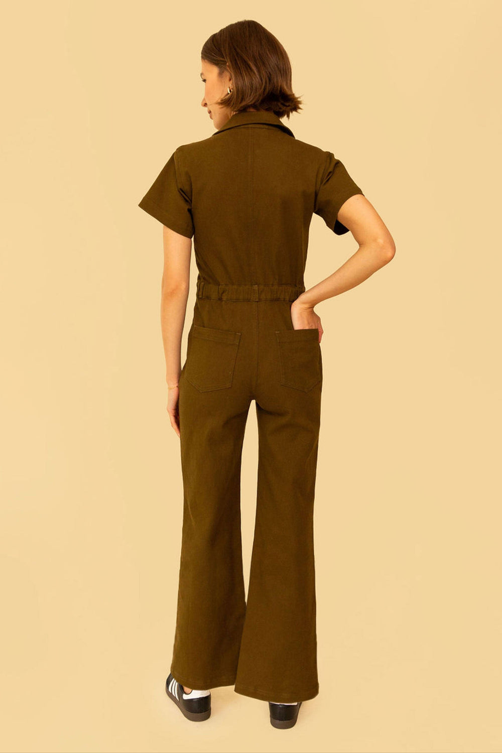 Logan Jumpsuit in Hunter - Whimsy & Row