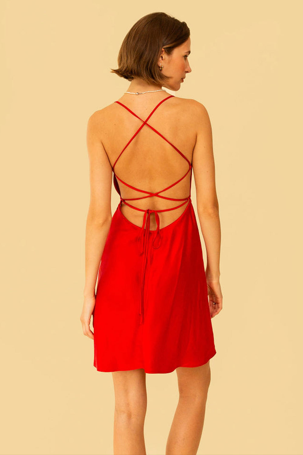 Zoe Dress in Red - Whimsy & Row