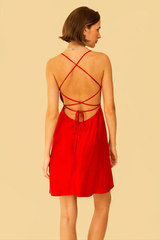 Zoe Dress in Red - Whimsy & Row