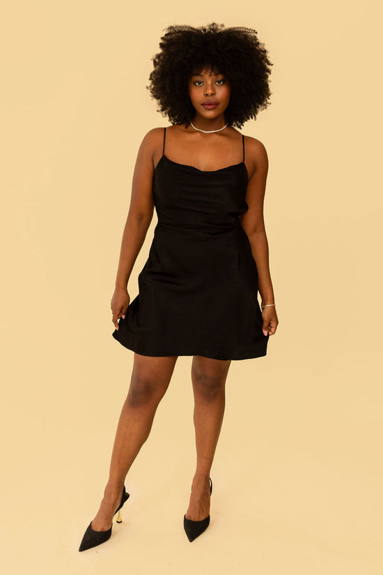 Zoe Dress in Black - Whimsy & Row