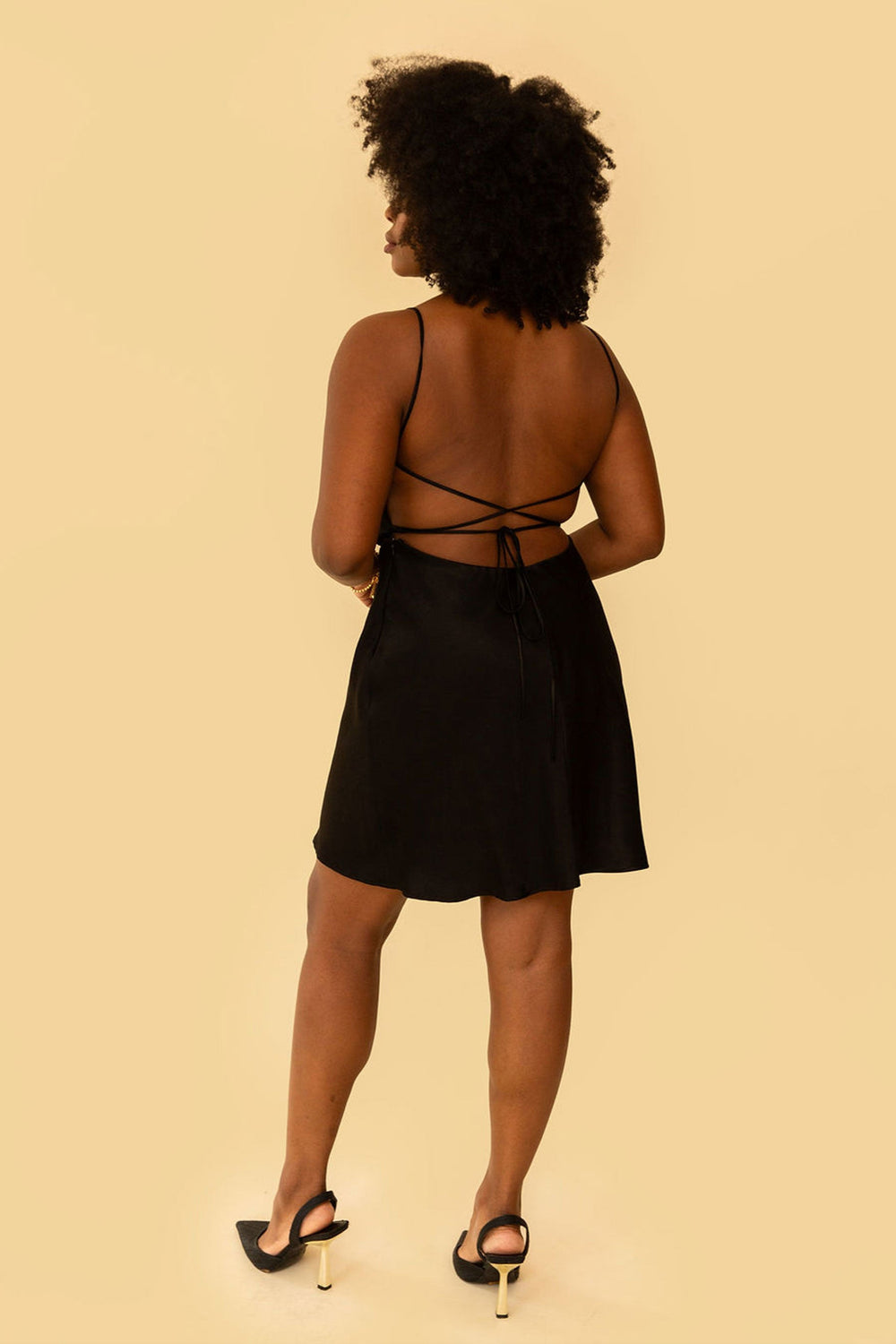 Zoe Dress in Black - Whimsy & Row