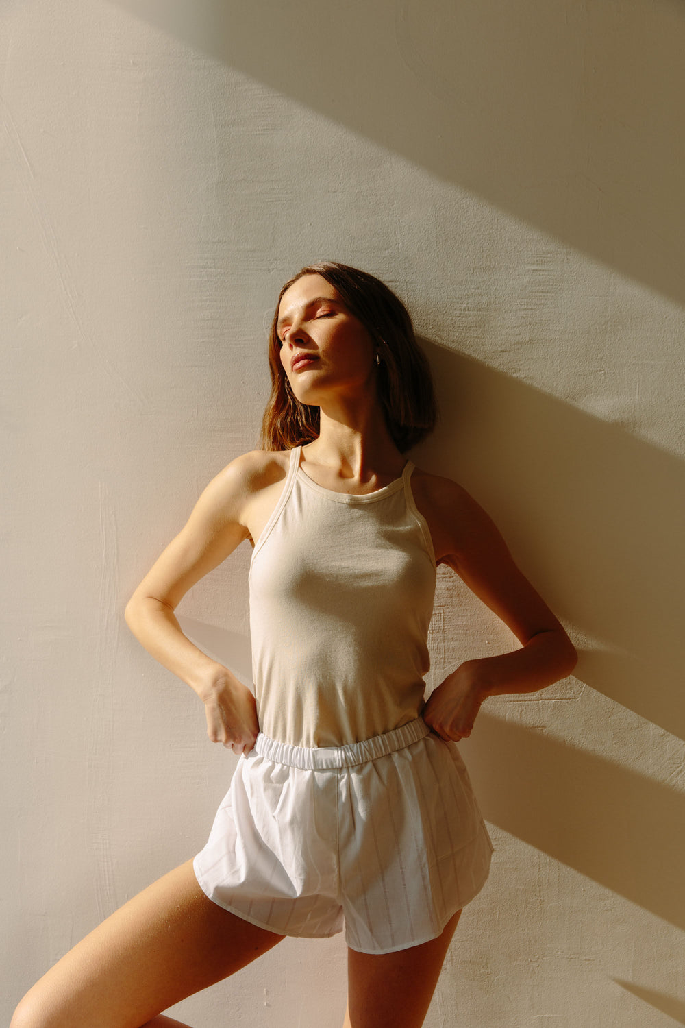 Sample Sale Julie Tank in Natural - Whimsy & Row