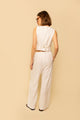Kira Pant in White Linen