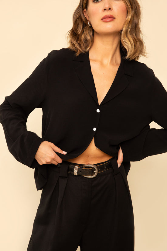 Rue Top in Black - Whimsy & Row