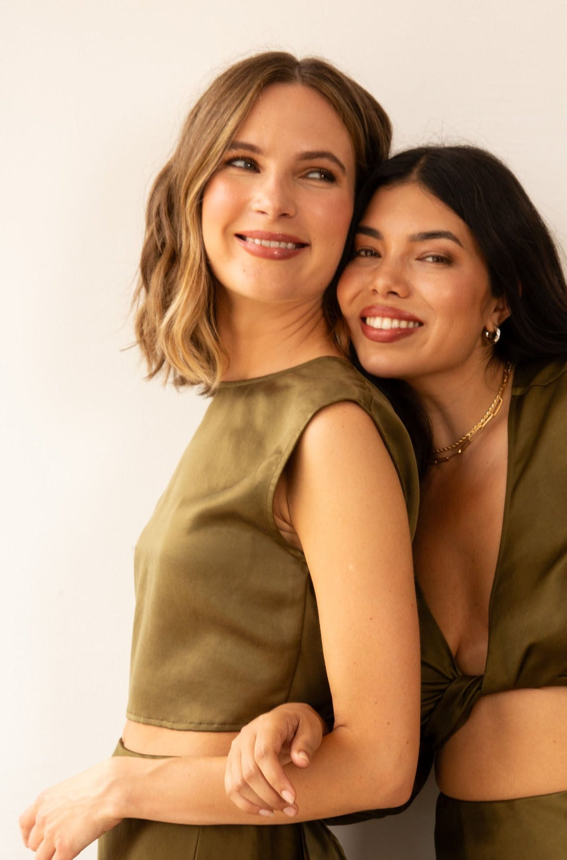 Valentina Top in Silky Hunter