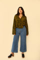 Flora Pant in Dark Denim Wide Leg