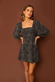 Sample Sale Autumn Dress in Black Checker
