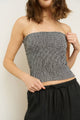 Matilda Top in Black Gingham