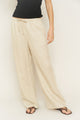 Kira Pant in Oatmeal Linen