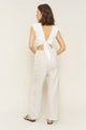 Kira Pant in Stripe Linen