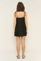 Lainey Dress in Black Linen