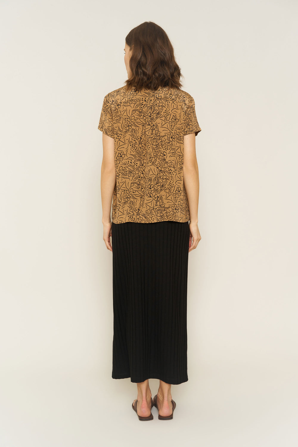 Lena Top in Lady Print - Whimsy & Row