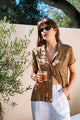 Lena Top in Lady Print