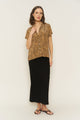 Lena Top in Lady Print