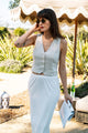 Bowie Vest in Oatmeal Linen