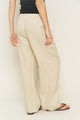 Kira Pant in Oatmeal Linen